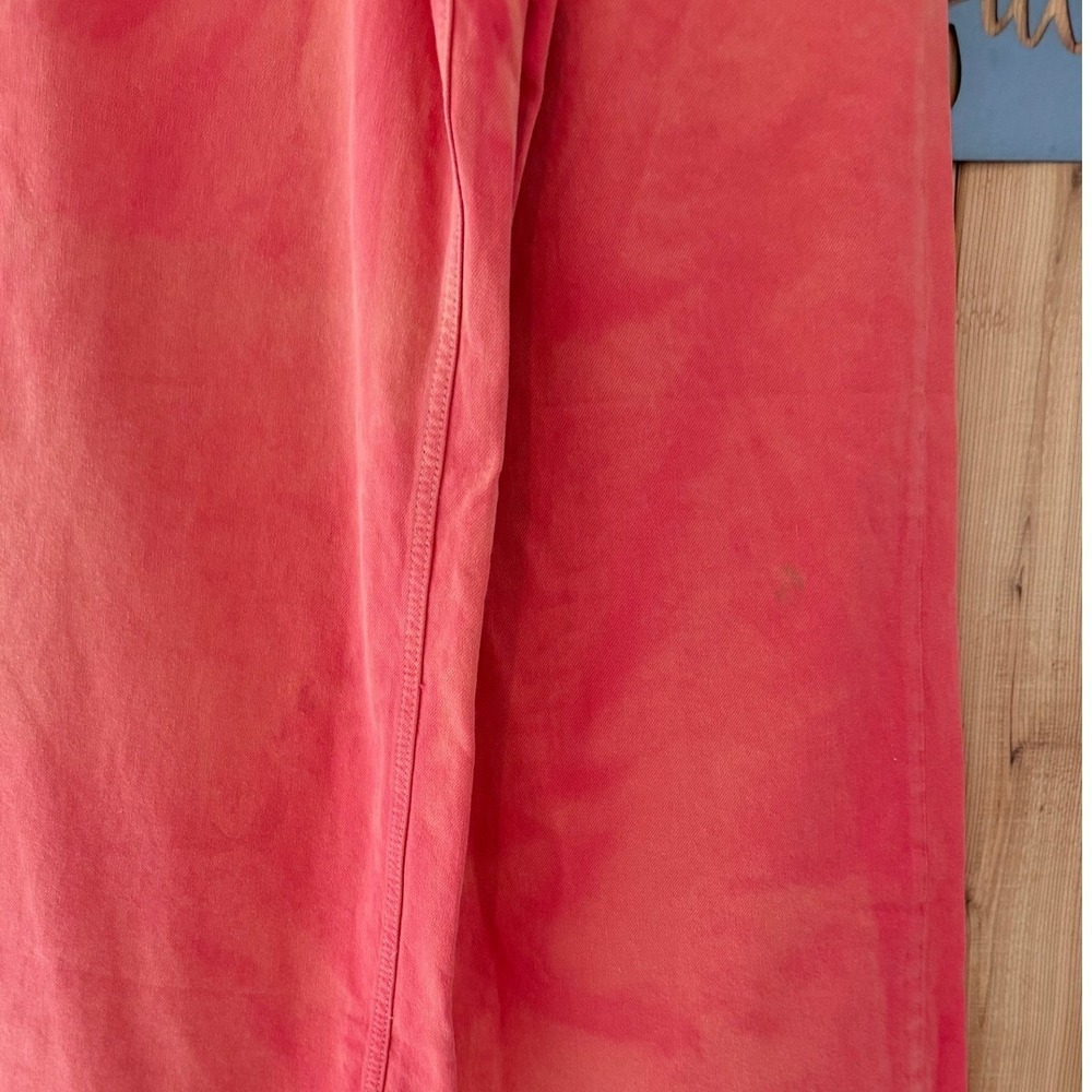 We The Free Waterfalls Baggy Wide-Leg Jeans in Orange Size 27 - Picture 10 of 13